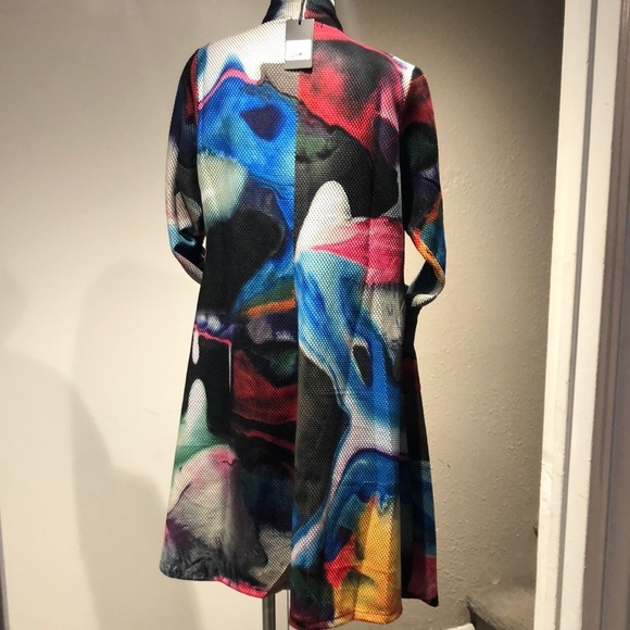 Radzoli Multicolor Abstract Jacket - Picture 8 of 12